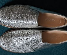 Silver Shoes by Gabor