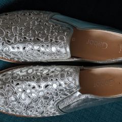 Silver Shoes by Gabor