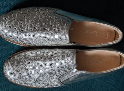 Silver Shoes by Gabor
