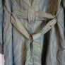 Jacket Trench Coat Mac Dark Olive Green Medium - Mint Condition Image 3