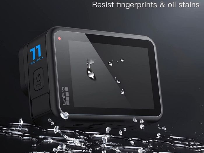Screen Protector for GoPro Hero 11/10/9 Black with Camera Lens Protector, Tempered Glass Film, Easy Installation, HD Clear, 3-Pack Each