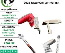 Scotty Cameron Studio Style 2025 Newport 2+ Putter / 34"