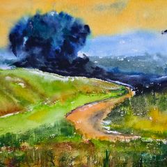 killarney national park watercolour
