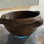 primitive French Rustic Hand Carved Bowl Image 4