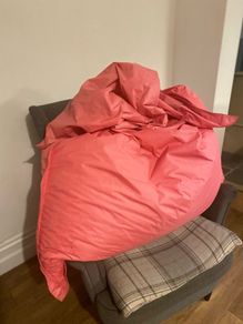 Free large beanbag.