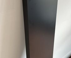 Black floating shelves