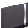 Bed Frame Grey Faux Leather 135x190 cm Image 5