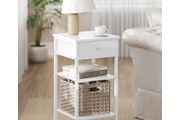 Side Table with Drawer white or black