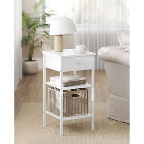 Side Table with Drawer white or black