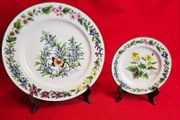 Royal Worcester Herbs Dinnerware , Set of two Rosemary and Black Mustard plates