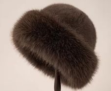 Fluffy Women Hat (Brown)