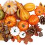 Autumn Decorations,Halloween Decorations,Pumpkins Decorations,86pcs Artificial Maple Leaves,Harvest Pumpkin,Acorns, Pine Cones and Gourds Set,DIY Autumn Decor for Garland,Thanksgiving Party Decor Image 3
