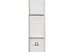 Recycle Dustbin Silver Stainless Steel 24 L