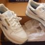 Reebok Classic CL Leather Marble Size-UK-3.5/EUR-36 1-59887 White/D Blue Limited Edition-2001 Image 2
