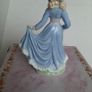 New vintage ornament blue/white girl Image 7