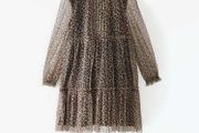Stunning leopard print girls dress From Zara 7 8