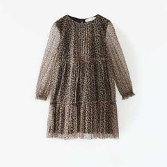 Stunning leopard print girls dress From Zara 7 8