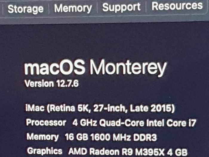 iMac 27" 5K retina screen Late 2015