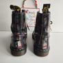Dr Martens Union Jack 1460 8 eye black red leather boots England uk7 Image 6