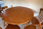 Round Dining Table with 4 Chairs