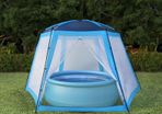 Pool Tent Fabric 500x433x250 cm Blue
