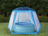 Pool Tent Fabric 500x433x250 cm Blue
