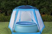 Pool Tent Fabric 500x433x250 cm Blue