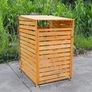 Wheelie Bin Storage  1 Bay Natural Image 2