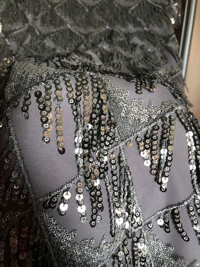 Dress Zara XS silver sequins