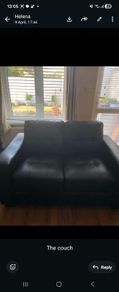 Black sofa