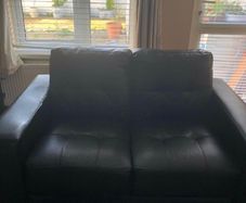Black sofa