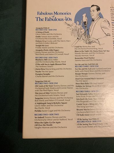 40s music 8 vinyls