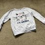 girl sweatshirt kitty I'm unique 5-6 years old. 116cm Image 2
