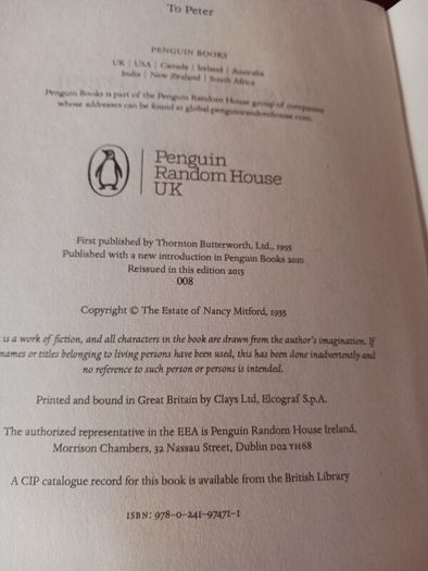 Nancy Mitford / Whigs on the Green/ Penguin/ 2015