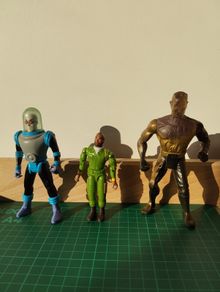 Mr. Freeze, B.A. 1983y & T-1000 Action Figures 15e each