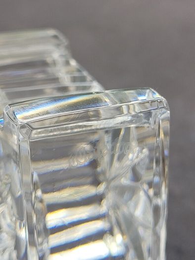 Vintage Waterford Crystal desk clock