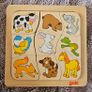 Goki Who Eats What? Wooden Matching Puzzle Image 3