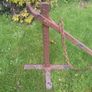 Genuine Antique Cart Jack Very Unusual And Rare Garden Ornament Image 3