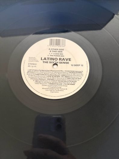 Latino Rave The Sixth Sense Original UK 12 inch Vinyl
