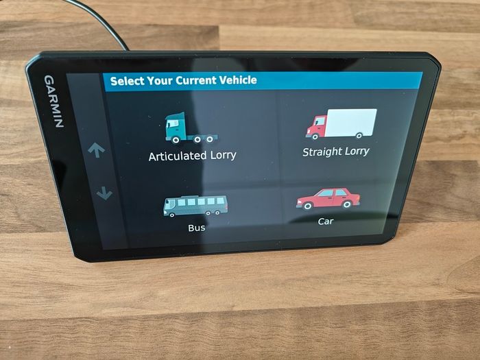 Garmin LGV700 HGV sat nav - Eircodes - Europe map 2026 .
