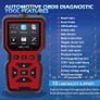 Car OBD2 Scanner Diagnostic Tool Code Reader, Car Voltage Tester Engine Fault Code Scanner Charging Tester Diagnostic Tool V519 Image 6