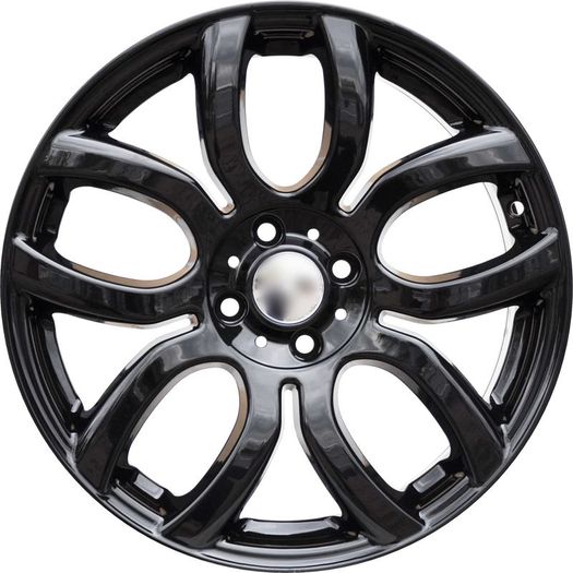 17" FLAME SPOKE Black Alloy Wheels Chevrolet Citroen Dacia Fiat Honda Hyundai Kia Mazda Mitsubishi Nissan Renault Suzuki Seat Toyota VW 4x100