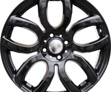 17" FLAME SPOKE Black Alloy Wheels Chevrolet Citroen Dacia Fiat Honda Hyundai Kia Mazda Mitsubishi Nissan Renault Suzuki Seat Toyota VW 4x100