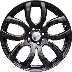 17" FLAME SPOKE Black Alloy Wheels Chevrolet Citroen Dacia Fiat Honda Hyundai Kia Mazda Mitsubishi Nissan Renault Suzuki Seat Toyota VW 4x100