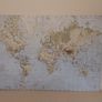 Large wall map of the world Image 6