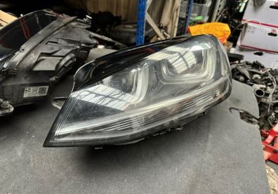 Volkswagen Golf Gtd Mk7 N/s Passengers Left Headlight Headlamp Genuine