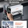 Electric Wire Stripper Machine, 1.5-40 mm, 11 Channel Automatic Copper Cable Stripper, 370W Wire Stripper Tool with Manual Hand Crank Mode, Emergency Stop Button, for Scrap Copper Recycling Image 3
