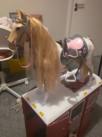 Generation horse trailer and horses