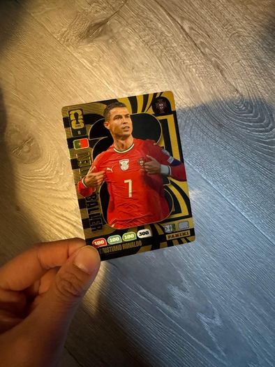 fifa panini card gold christiano rolando