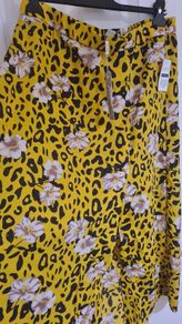 Liquorish Leopard Print Midi Skirt Size Uk16(nwt)